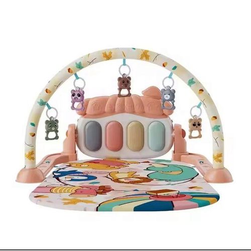 Tapis d'Éveil Musical avec Piano et Jouets Suspendus