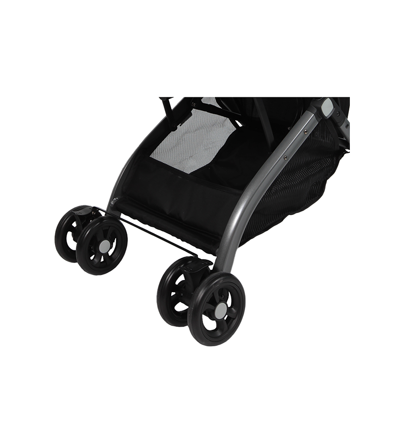 POUSSETTE VALISE GRIS – MON BÉBÉ