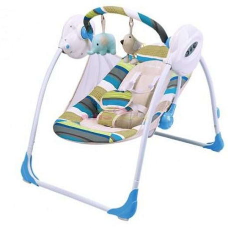 BALANCELLE BÉBÉ SWING RELAX MUSICALE ROSE  & Bleu  – MAMALOVE MAMALOVE