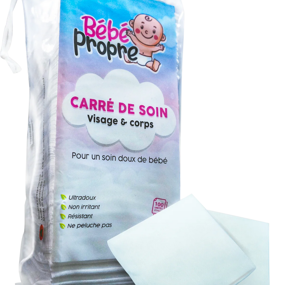 Bébé propre carré de soin - Bébé Shop Maroc