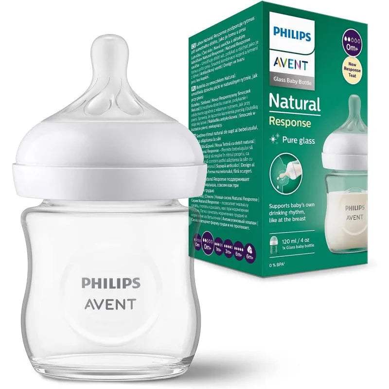 BIBERON NATURAL RESPONSE 125ml en verre