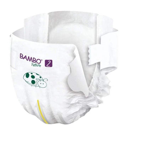 Couches Bambo Nature Taille 2 (3-6 kg) - 30 unités Bambo Nature