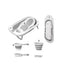 Ensemble Baignoire Pliable 4 Pièces – Baby Queenix - bebe maroc