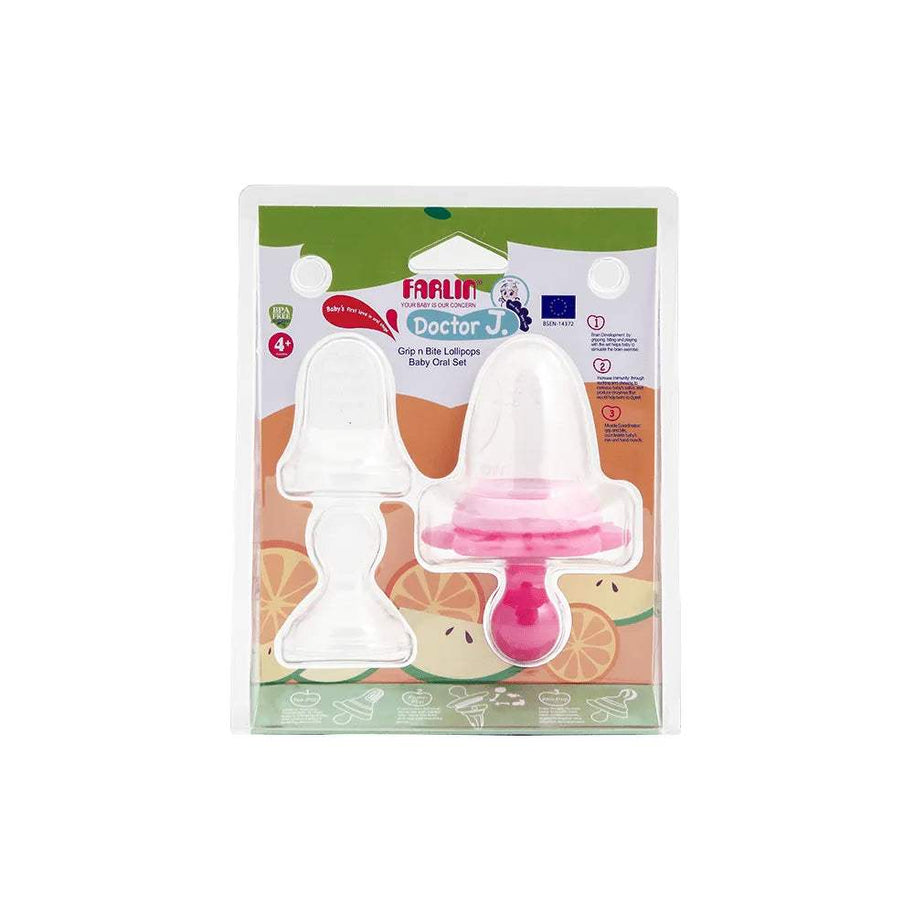 Farlin grip bite lollipops baby oral set - Bébé Shop Maroc