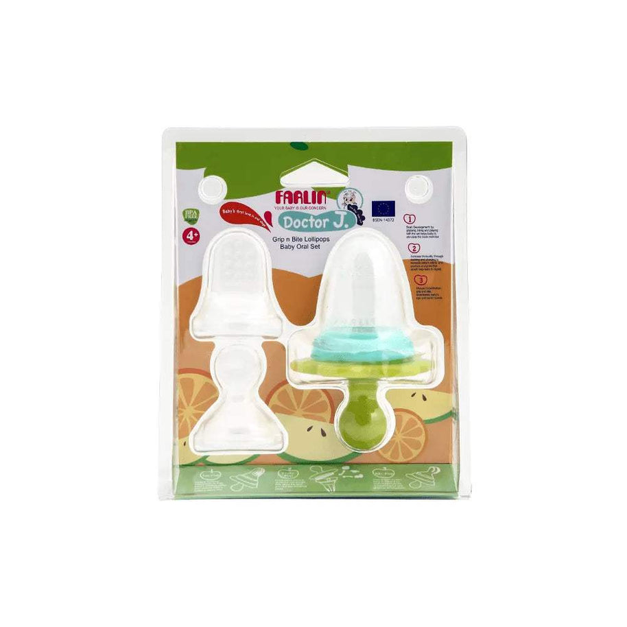 Farlin grip bite lollipops baby oral set - Bébé Shop Maroc