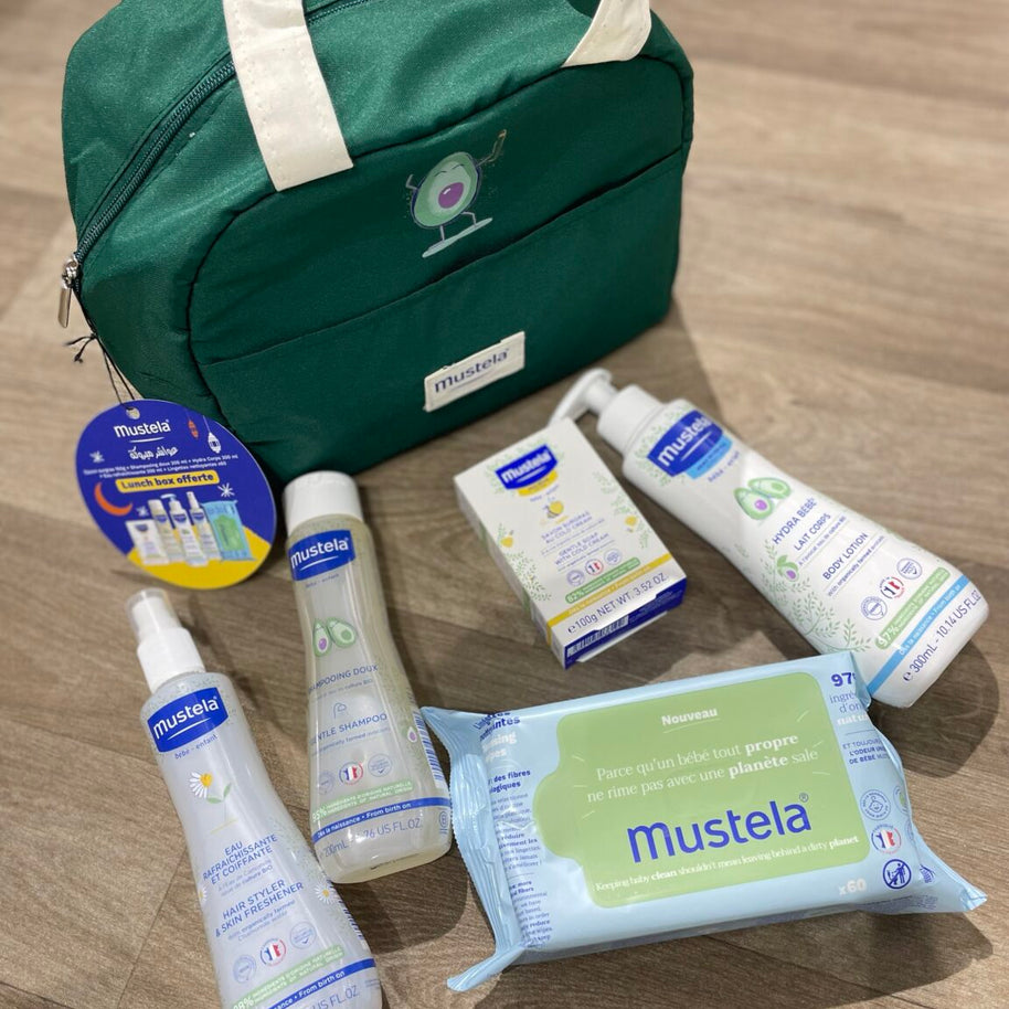 MUSTELA – Grand Pack de Soin Complet Bébé à l’Avocat BIO et à la Camomille - Bébé Shop Maroc