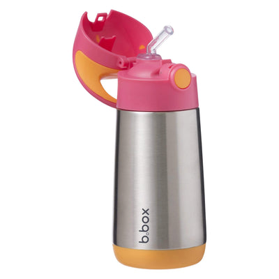 Gourde isotherme à paille B.box 350ml  - strawberry shake