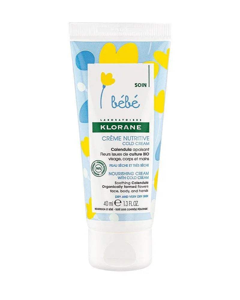 Klorane Bébé Crème nutritive au Cold Cream et Calendula - 40ml - Bébé Shop Maroc