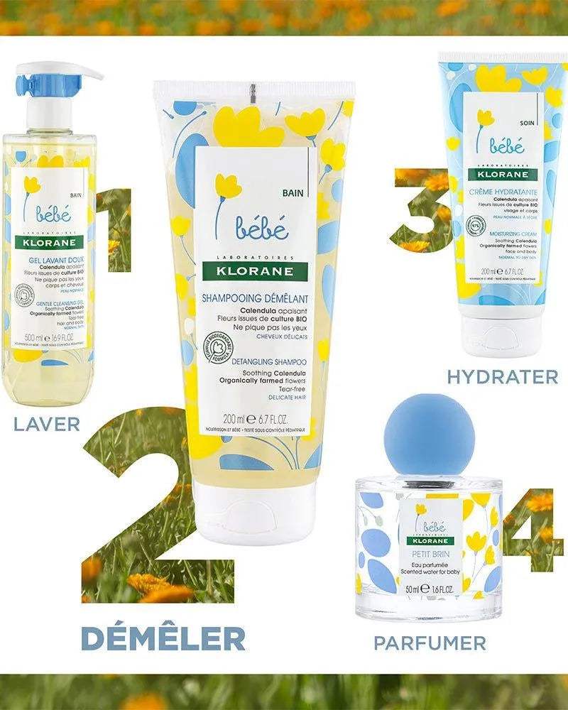 Klorane Bébé Shampooing démêlant au Calendula apaisant - 200ml
