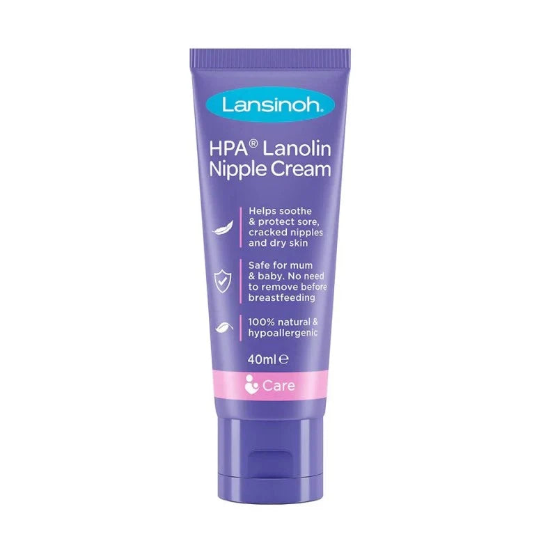 Crème Lansinoh à la Lanoline HPA® - Soins mamelons 40ml - Bébé Shop Maroc