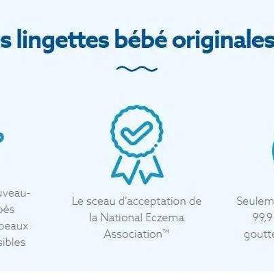 Lingettes Bébé WaterWipes x 60 - Bébé Shop Maroc