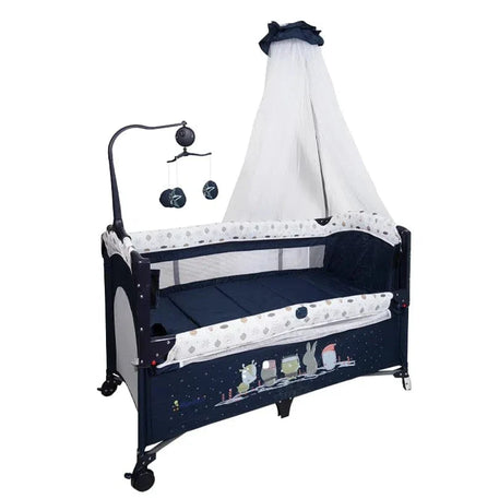 Lit parc cododo cocooning  Bleu - Bébé Shop Maroc