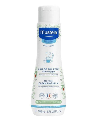 Mustela Lait de Toilette Sans Rinçage 200ml