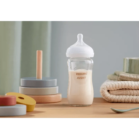 Philips avent biberon naturel 240ml en verre