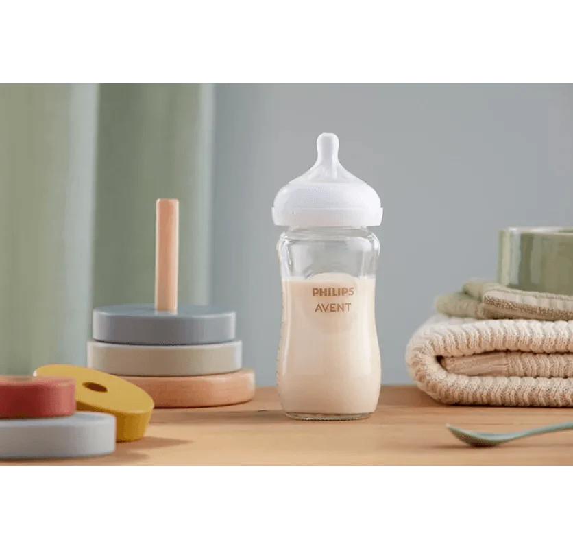 Philips avent biberon naturel 240ml en verre