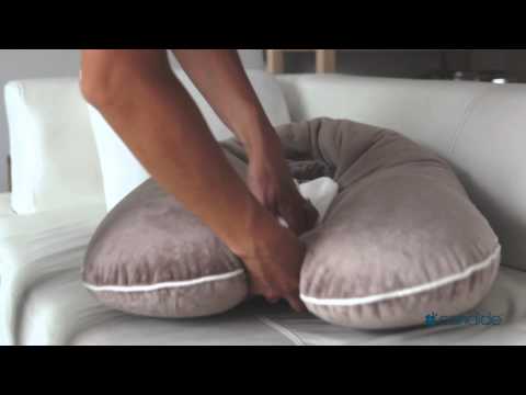 Candide Coussin Multirelax+® Jersey gris chiné étoiles