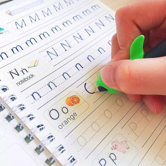 Ensemble Magique 4 en 1 | Livres Réutilisables et Encre Effaçable pour Apprendre à Écrire et Dessiner - Bébé Shop Maroc