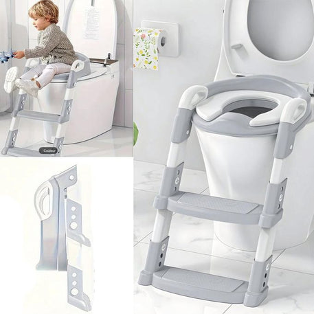 Réducteur de toilette pliable avec marche pieds