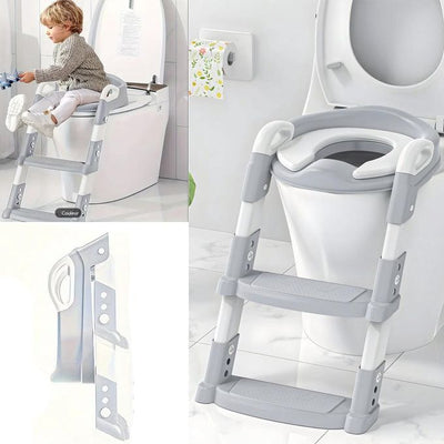 Réducteur de toilette pliable avec marche pieds