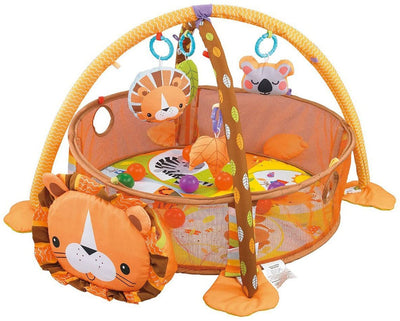 Tapis d'éveil bébé - gym et balles - Lion + 30 balles