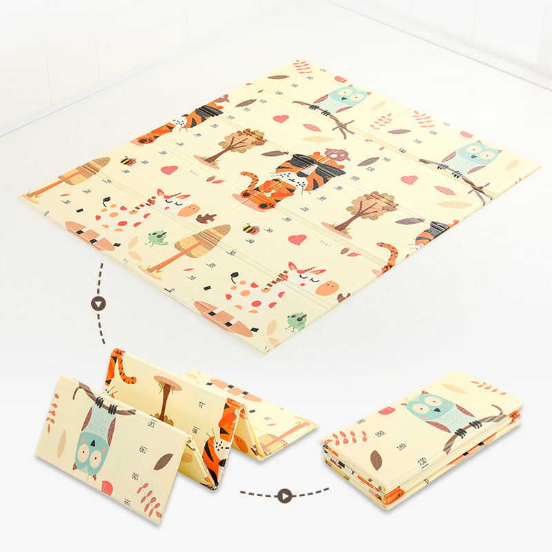 بساط لعب قابل للطي مصنوع من الفوم الممتص للصدمات، مقاس 200 × 180 سم: الخيار الأمثل لسلامة وراحة طفلك في المغرب