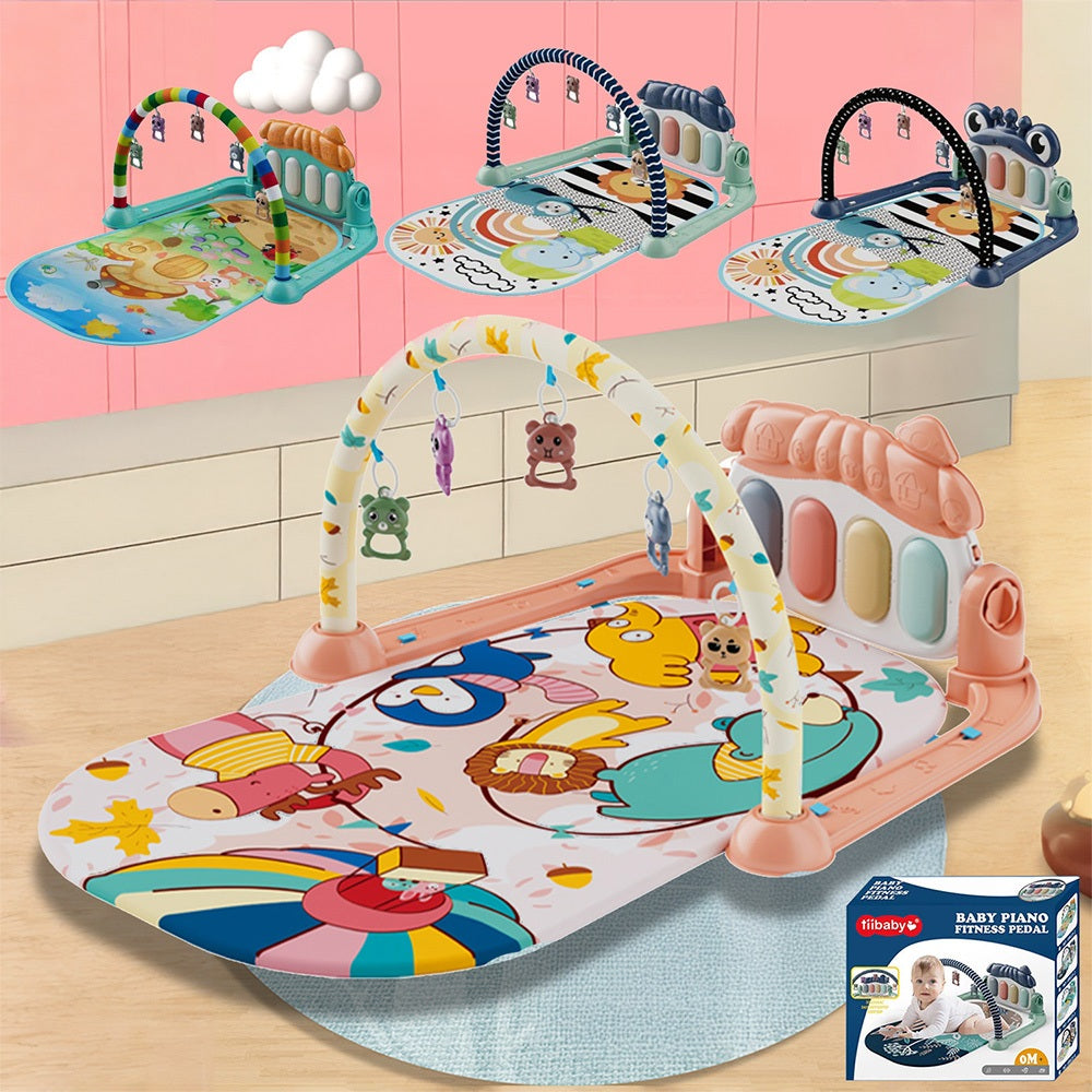tapis d'éveil musical avec piano à pédales