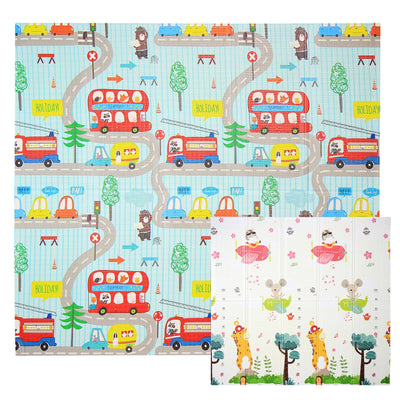 بساط لعب قابل للطي مصنوع من الفوم الممتص للصدمات، مقاس 200 × 180 سم: الخيار الأمثل لسلامة وراحة طفلك في المغرب