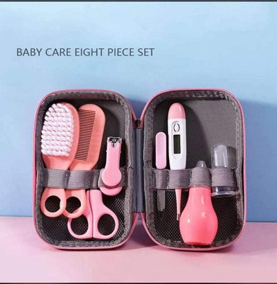 Kit de Soin Bébé Complet 8 en 1 – Trousse de Toilette Nouveau-Né