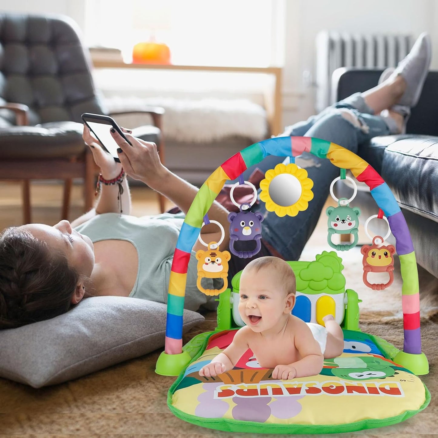 Tapis d'Éveil Musical avec Piano 0+